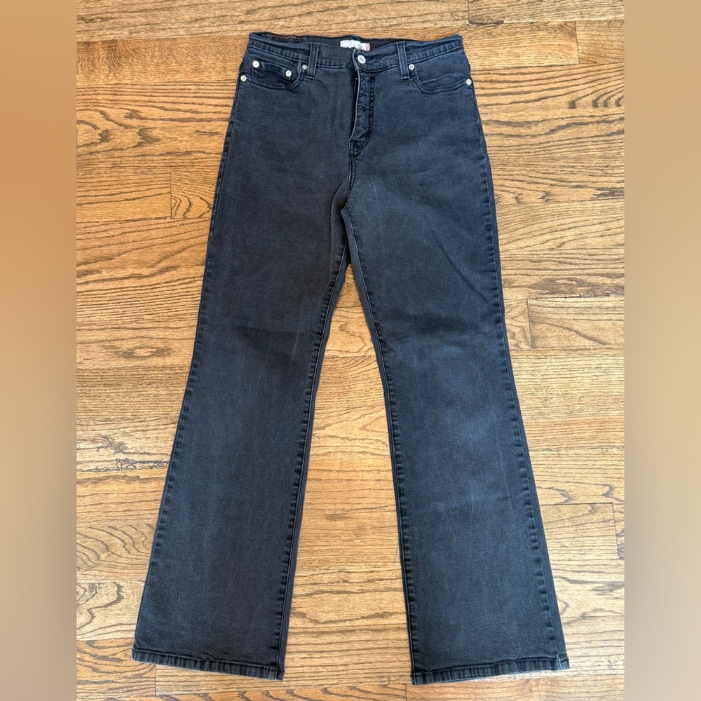 Levi’s 512 Perfectly Slimming Bootcut Classic Black Women's Jeans 14M